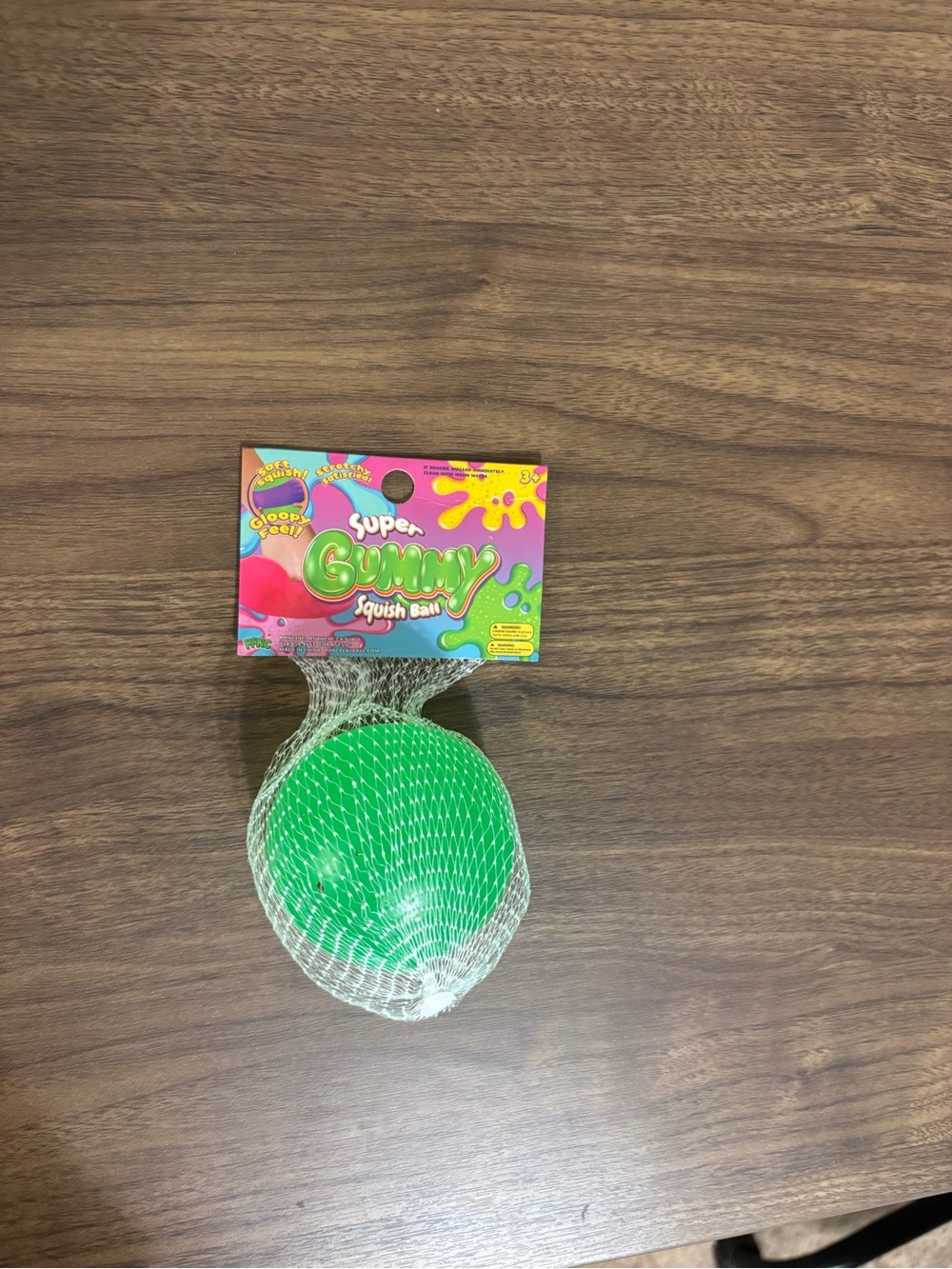 Green Squish Ball - Party Stress Toy